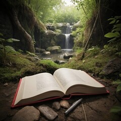 book in the forest