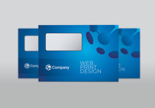 Technology World B5 Envelope Blue Accent