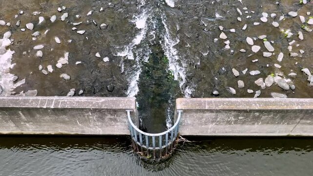 Flood Gate (Flood Control Project) To Help Reduce Flood Risk Hazards During Heavy Rain, Flash Flooding, And Extreme Weather Along The Iao Stream, Wailuku, Maui, Hawaii.