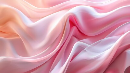 Fototapeta premium Abstract Pink and White Fabric