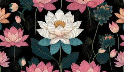 Blooming lotus