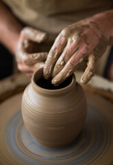 potter at work