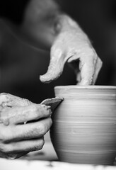 hands of a potter