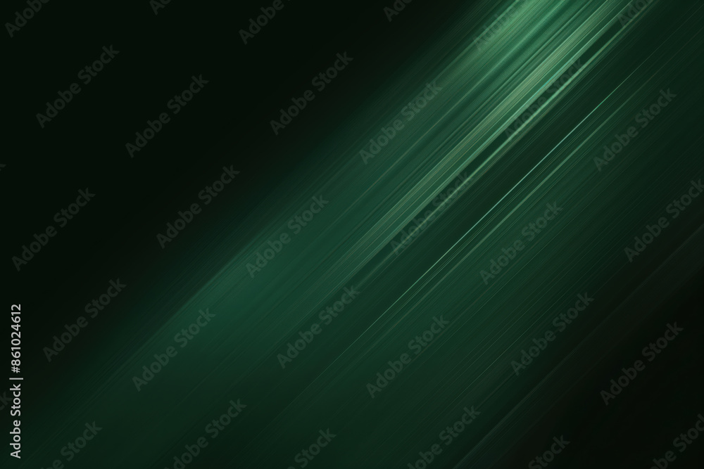 Poster abstract background with diagonal green lines creating speed effect