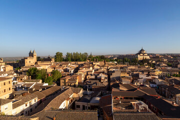 Obraz premium Panoramic view of the city of Toledo. World Heritage Site since 1986. Castile la Mancha, Spain.