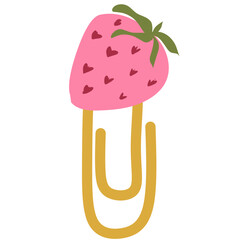 Cute paper clip Illustration 