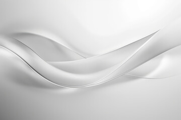 Fototapeta premium Abstract smooth silver gray wave motion background design