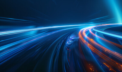 Obraz premium abstract blue background