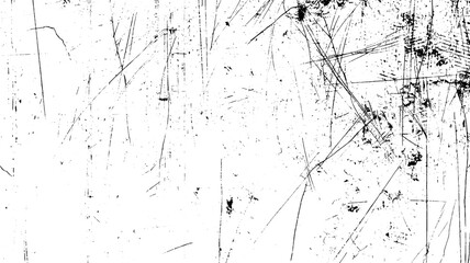 Old wall with scratches and damage. Grunge background black and white. Distressed black sketch texture. Distress Overlay Texture. 