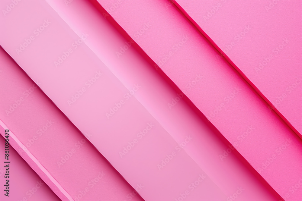 Poster pink minimalist background with diagonal lines creating geometric shapes