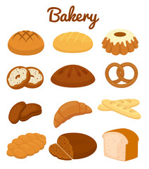 set-colorful-bakery-icons-depicting-pretzels-muffins-loaves-bread