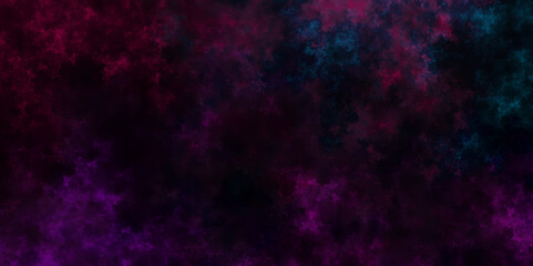 Aquamarine and pink Abstract Glowing Space Stars. Colorful watercolor background. Abstract blue purple and multicolor background texture. Abstract night sky space watercolor dark nebula universe art.