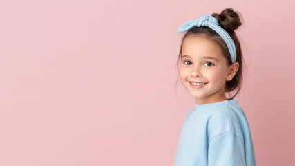 Canadian girl smile wearing sportswear isolated on pastel background