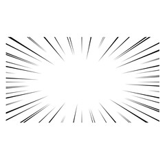 Obraz premium Comic Motion Effect