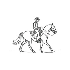 Fototapeta premium horse and rider