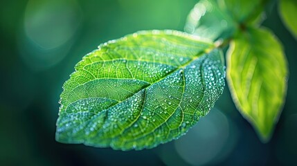 Environmental leaf DNA green scientific design