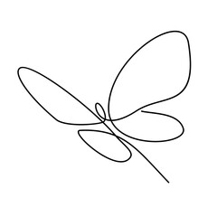 Butterfly Line Art