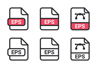 EPS file icon vector. symbol, sign