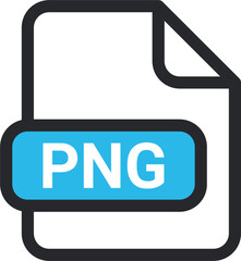 PNG file icon vector. symbol, sign