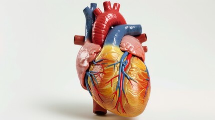Naklejka premium Anatomical Model of the Human Heart