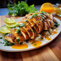 Seared Chicken with Calamansi and Coconut Snow