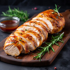 Sliced Chicken Breast with Herbs
