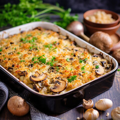 Mushroom Chicken Bake