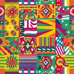 Cultural Symbols Pattern for Hispanic Heritage Month