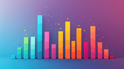 A 2D waterfall graph illustrating the impact of marketing campaigns on monthly sales figures. Each bar represents a specific campaign's contribution to sales changes, with color coding for clarity.