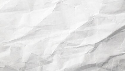 Obraz premium crumpled white paper texture background