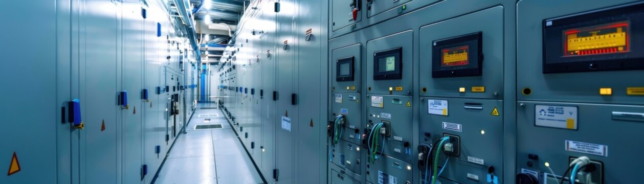 Low voltage switchgear at power plant 