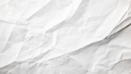 Obraz premium crumpled white paper texture background