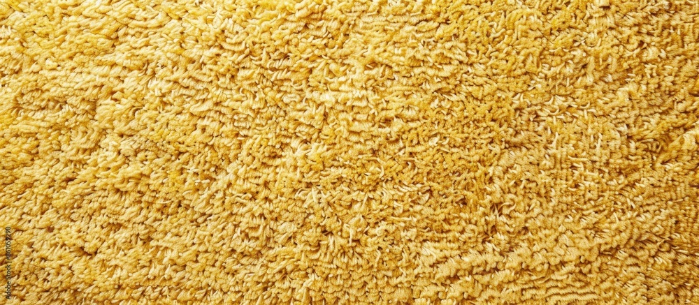 Aufkleber Old yellow carpet texture. with copy space image. Place for adding text or design
