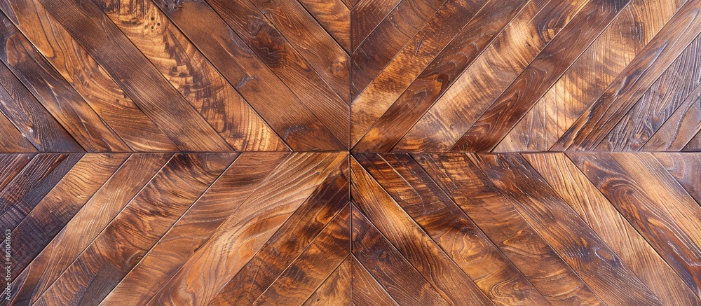 Aufkleber brown wood grain table or parquet texture. wooden background. with copy space image. place for addin
