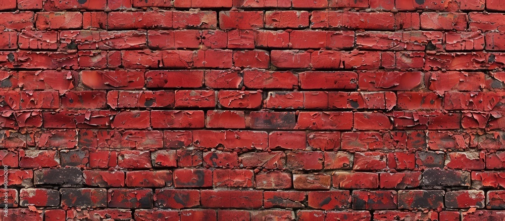Aufkleber red brick wall texture background. with copy space image. place for adding text or design