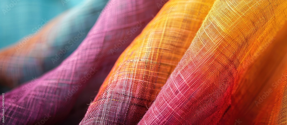 Aufkleber Fabric texture background / Fabric texture. with copy space image. Place for adding text or design