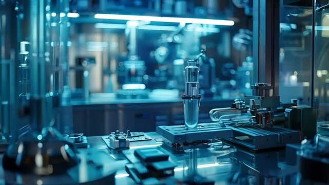 Cutting-edge lab with advanced gear
