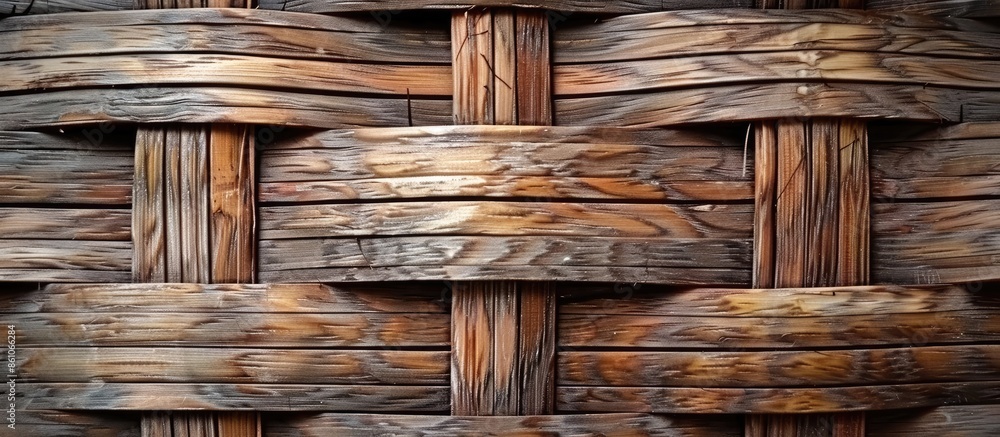 Aufkleber wooden texture of rattan with natural patterns. with copy space image. Place for adding text or design