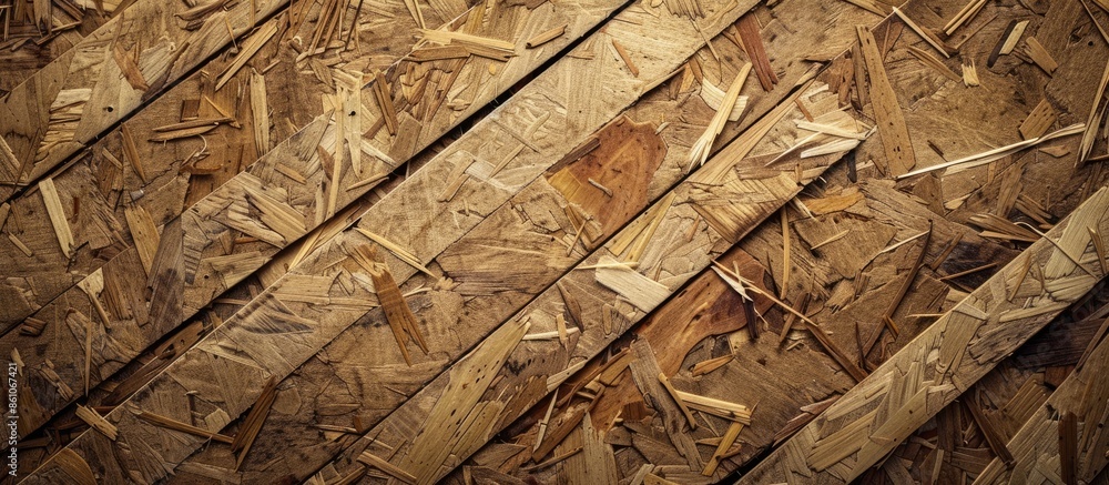 Poster wooden chipboard, rough, extra coarse surface vignette grunge texture. with copy space image. place 
