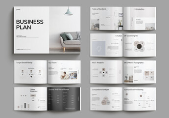 Minimalist Business Plan Layout