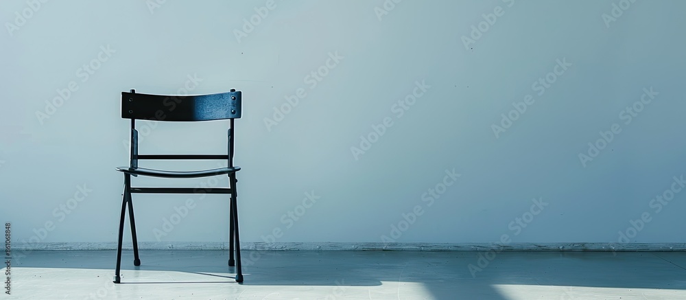 Aufkleber metal chair on white background. with copy space image. place for adding text or design