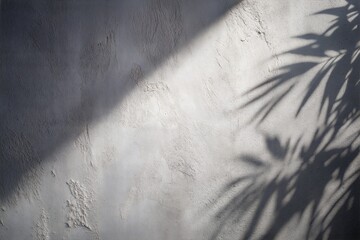 Subtle Gray Wall with Soft Gradient Shadows 
