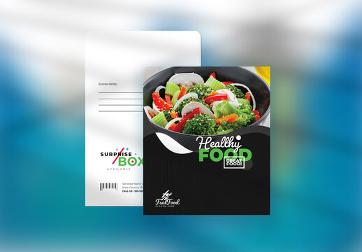 Healthy Food & Restaurant Catalog Envelope