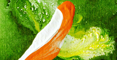 Joyful and Vibrant Chromatic Chaos Evoking a Sense of Excitement and Wonder
