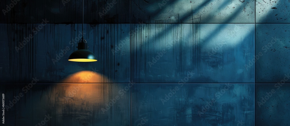 Fototapete abstract wall light with shadows. with copy space image. place for adding text or design