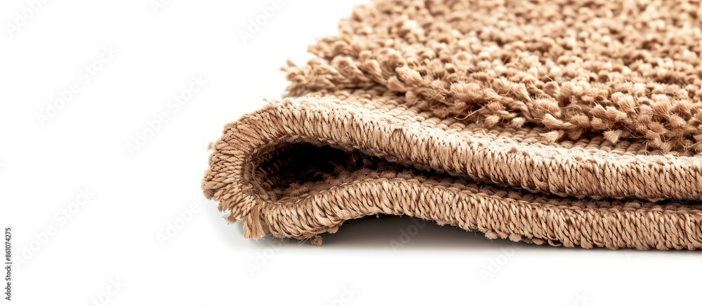 Aufkleber angled drawn machine carpet on white background                    . with copy space image. Place for adding text or design