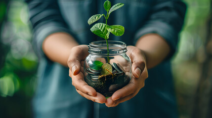 Investing in ESG principles for positive impact on environment and society. Concept ESG Investing, Environmental Impact, Social Responsibility, Sustainable Finance