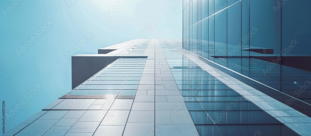 Aufkleber Abstract modern building. with copy space image. Place for adding text or design