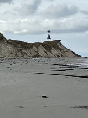 Blick auf die Küstenlandschaft der Nordseeinsel Juist	