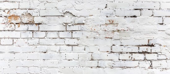 Fototapeta premium arrangement of bricks for white painted walls. with copy space image. Place for adding text or design